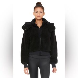 Alo Yoga Foxy Sherpa Jacket Black